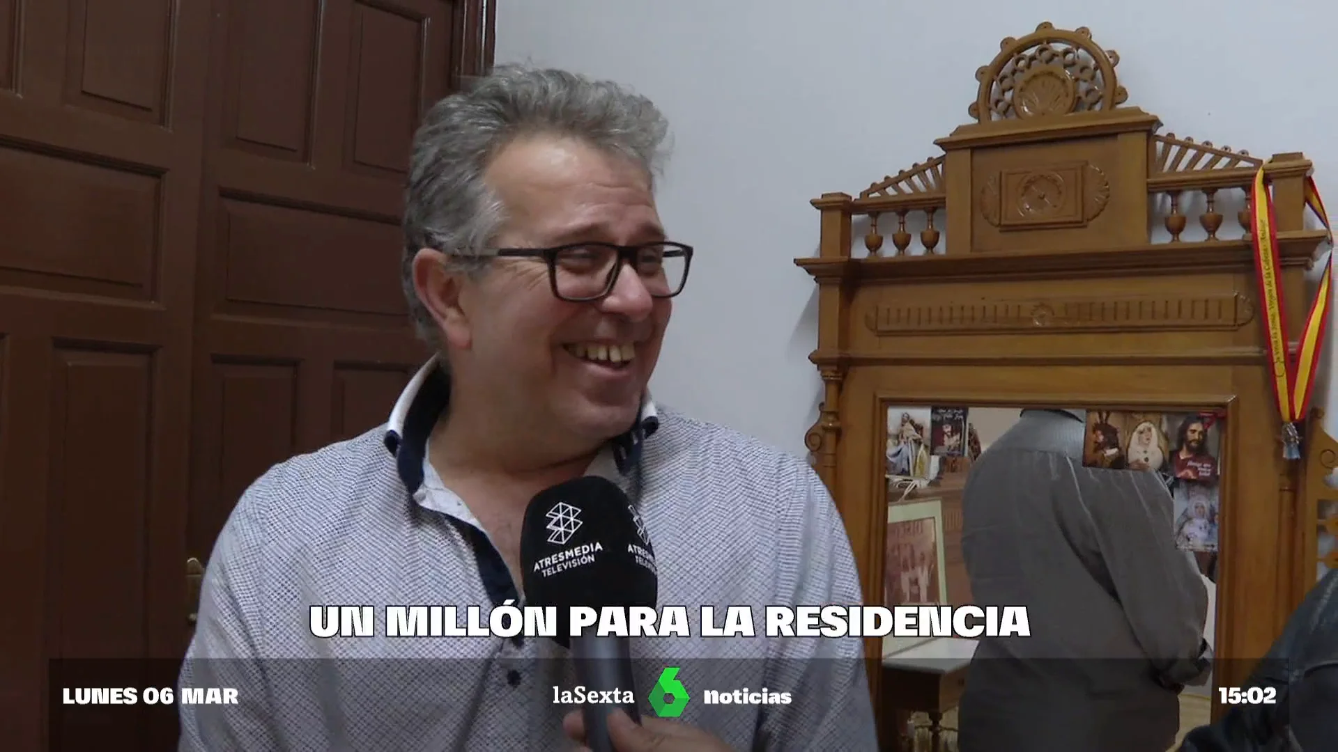 La residencia donde donó un millón Tomás Muñoz