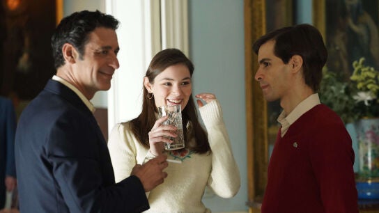 Nacho Fresneda, Bianca Panconi y José Pastor en 'Bosé'