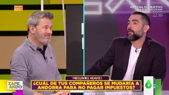 Dani Mateo, Valeria Ros o Quique Peinado: ¿quién se mudaría antes a Andorra para pagar menos impuestos? Dani Mateo, Valeria Ros o Quique Peinado: ¿quién se mudaría antes a Andorra para pagar menos impuestos?