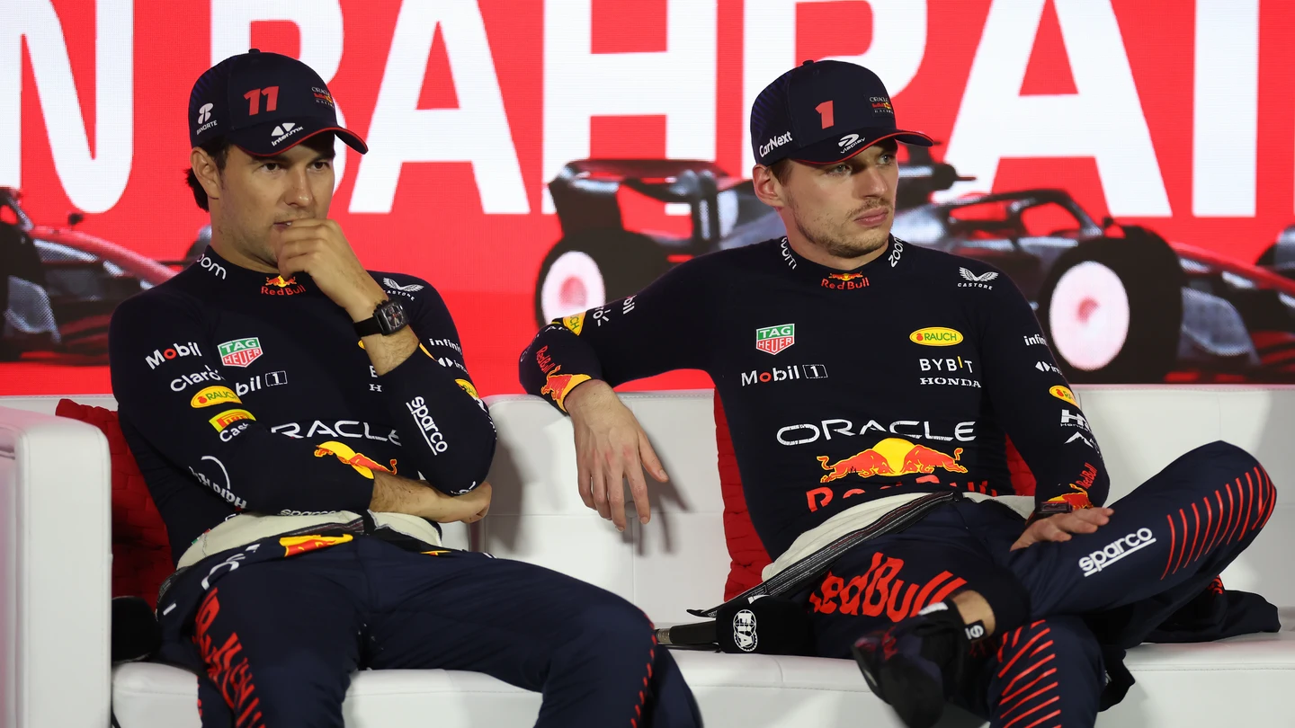 Sergio Pérez y Max Verstappen Sergio Pérez y Max Verstappen