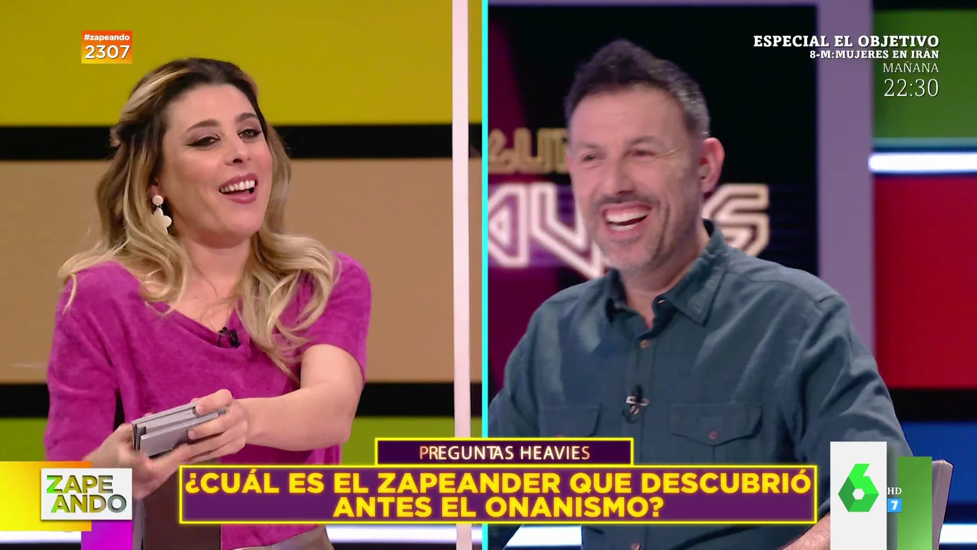 Valeria Ros, sobre el zapeador que descubrió antes el onanismo: "En todas las fotos que sale Iñaki Urrutia hay una mano que no está"