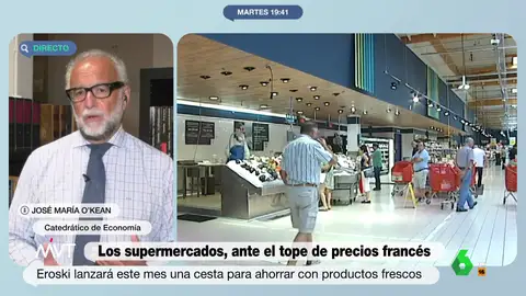 José María O'Kean, contrario a la cesta de la compra 'antiinflación': "Los consumidores debemos comparar precios cada día"