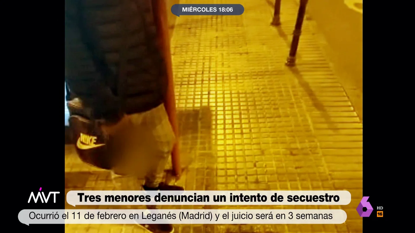Tres menores graban en directo un intento de secuestro en Leganés Tres menores graban en directo un intento de secuestro en Leganés