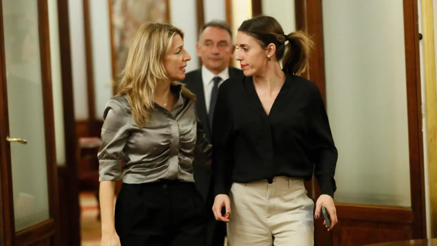 Yolanda Díaz e Irene Montero Yolanda Díaz e Irene Montero