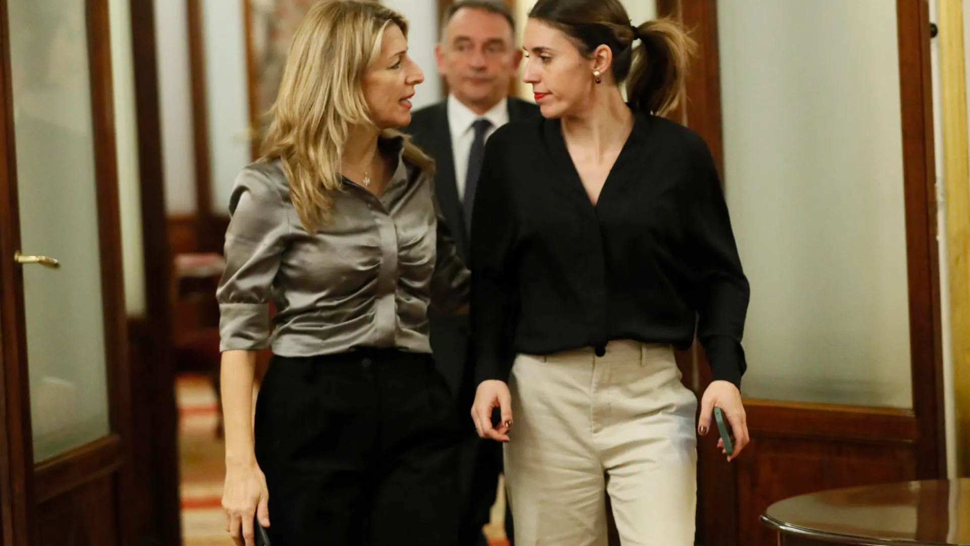 Yolanda Díaz e Irene Montero