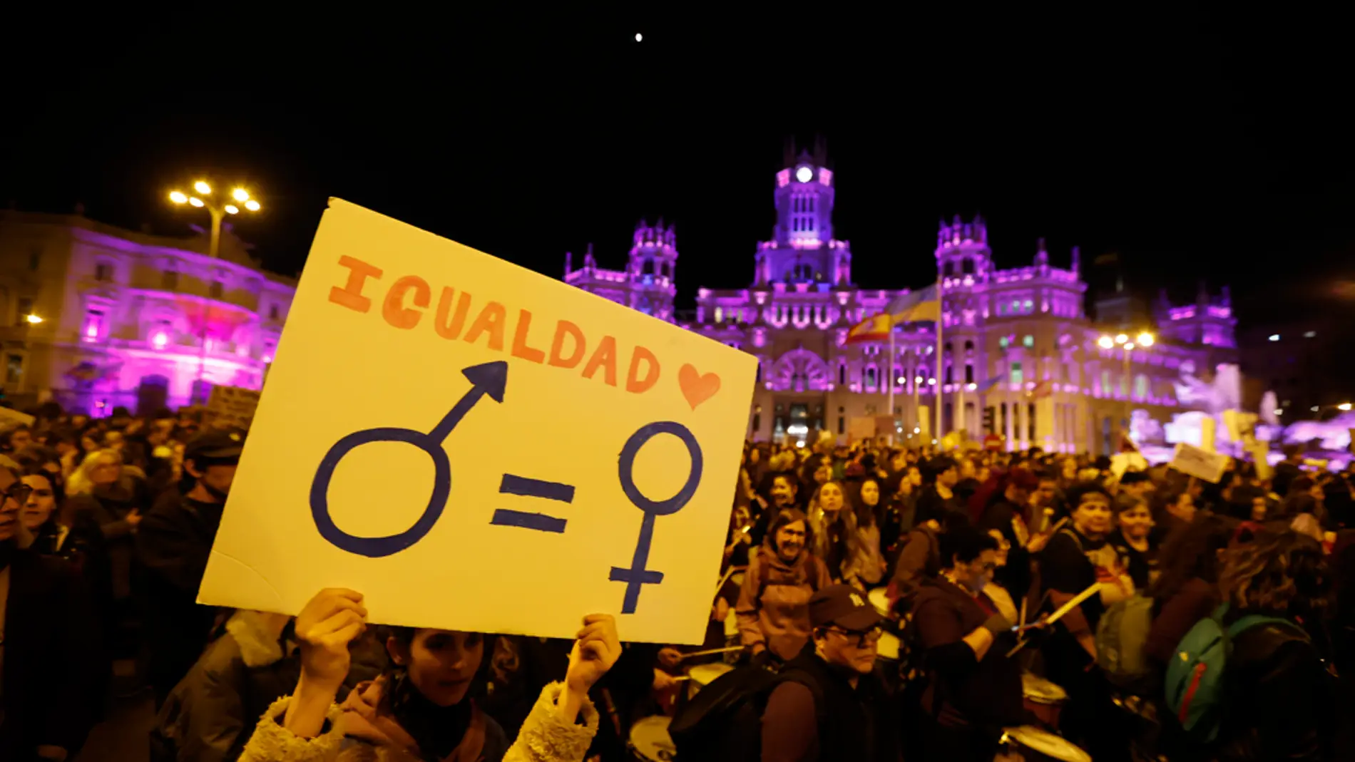 Manifestación en Madrid por el 8M