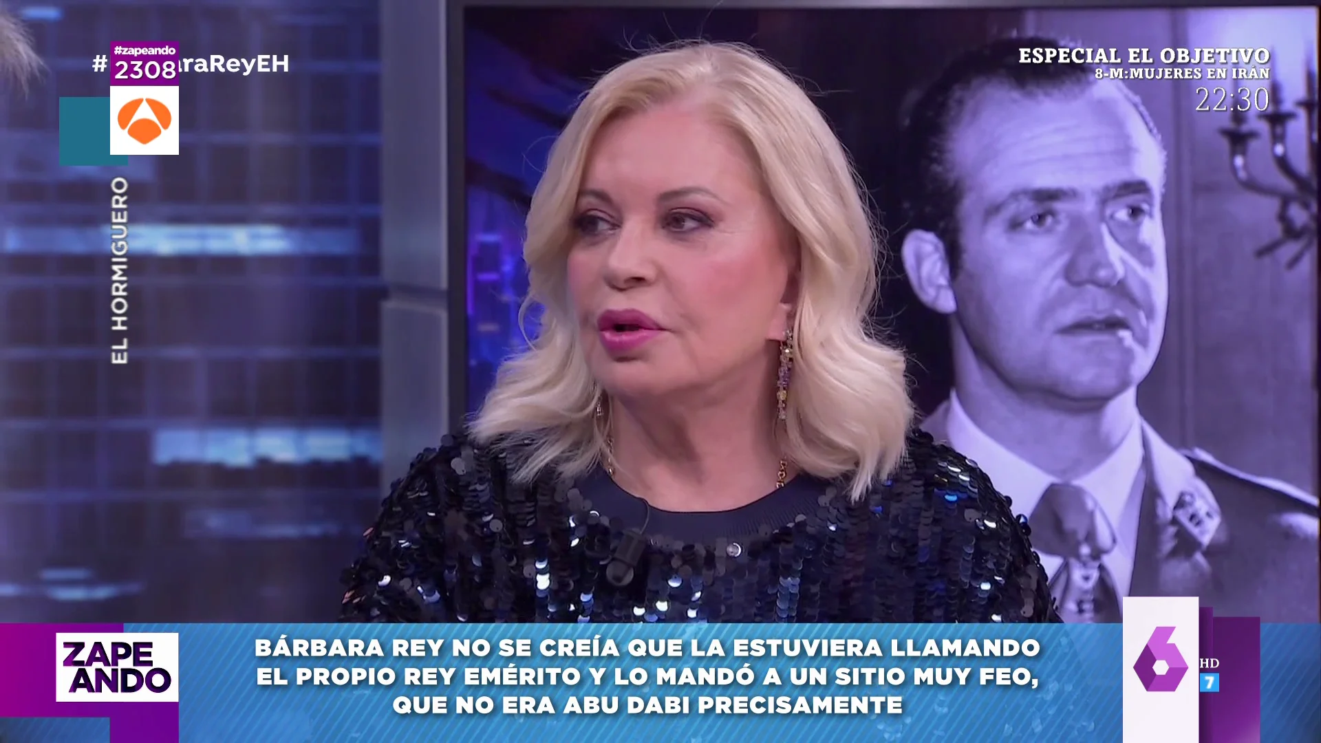 Así fue la primera conversación de Bárbara Rey con el rey Juan Carlos I