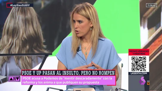 Afra Blanco: "Lo que duele a las feministas es que se le dé la oportunidad al PP de sumarse a una reivindicación que negó" Afra Blanco: "Lo que duele a las feministas es que se le dé la oportunidad al PP de sumarse a una reivindicación que negó"