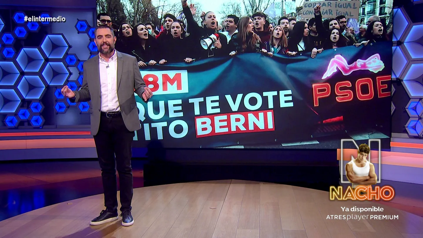 Dani Mateo critica el lema cutre de quienes intentaron 'reventar' la marcha del 8M Dani Mateo critica el lema cutre de quienes intentaron 'reventar' la marcha del 8M