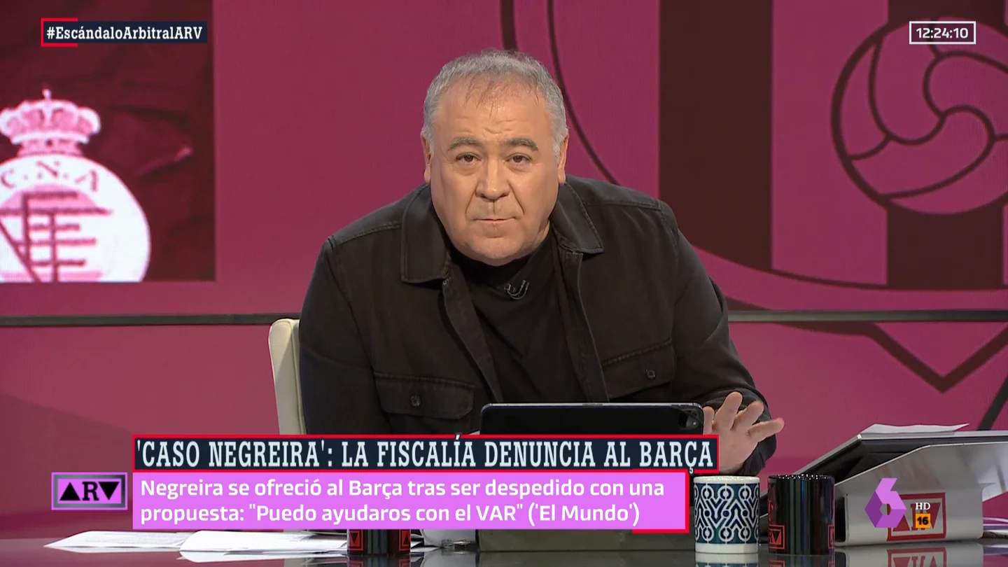 Ferreras: "Los Negreira no lloran, facturan" Ferreras: "Los Negreira no lloran, facturan"