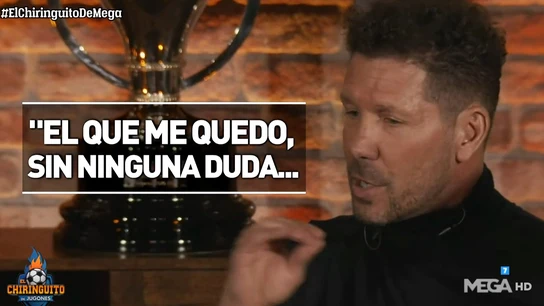 Simeone destacando su mejor momento como entrenador Simeone destacando su mejor momento como entrenador