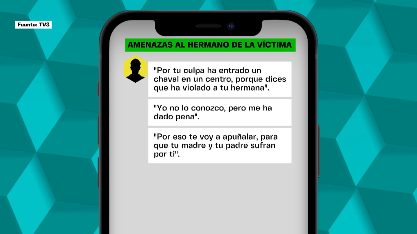 Amenazan de muerte al hermano de la niña violada en Badalona Amenazan de muerte al hermano de la niña violada en Badalona