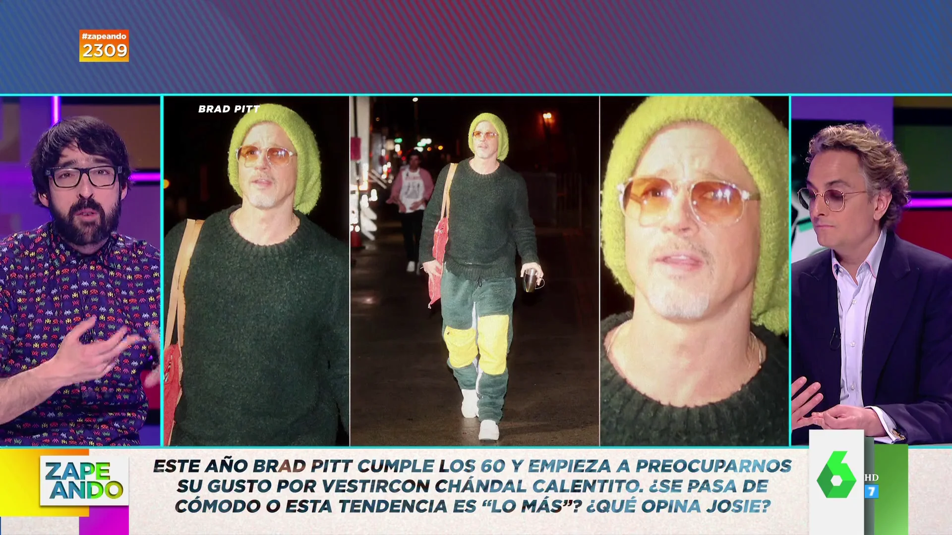 Josie opina sobre el nuevo look de Brad Pitt en el que apuesta por la comodidad