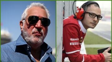 Lawrence Stroll a la izquierda. David Sánchez a la derecha 