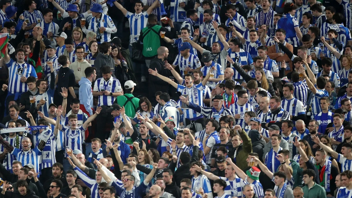 Aficionados de la Real Sociedad