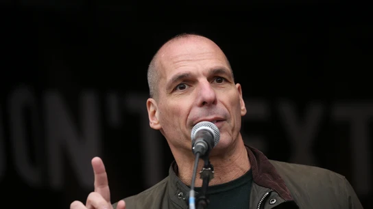Imagen de archivo del político griego Yanis Varoufakis Imagen de archivo del político griego Yanis Varoufakis
