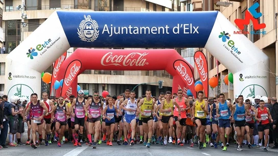 Imagen de archivo de la Media Maratón de Elche Imagen de archivo de la Media Maratón de Elche