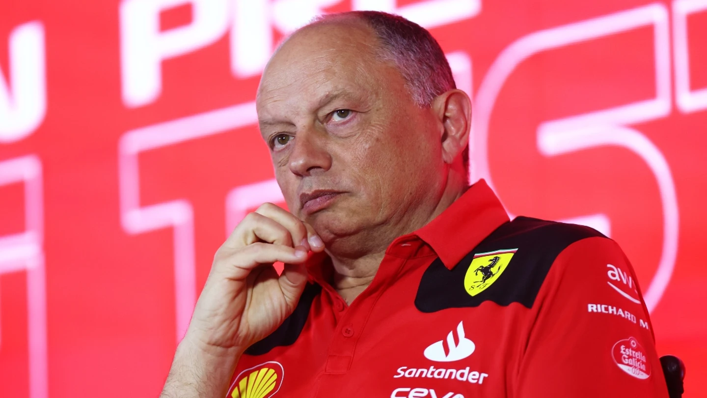 Frederic Vasseur, jefe de Ferrari Frederic Vasseur, jefe de Ferrari