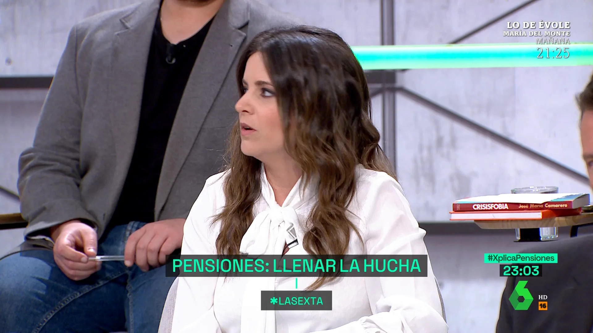 La reflexión de Ana Iris Simón sobre las pensiones y la precariedad laboral entre los jóvenes: