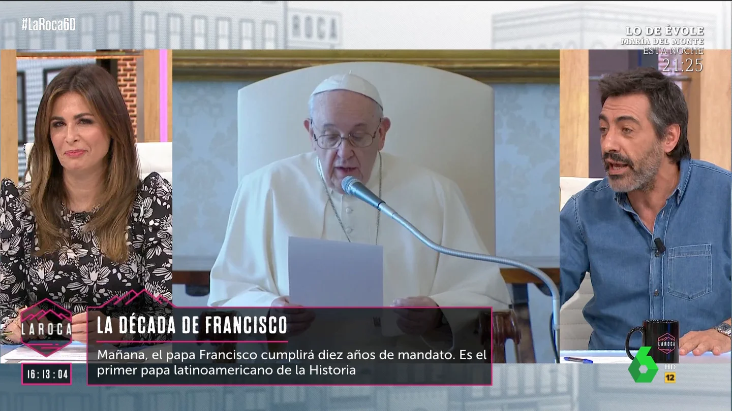 "Es el tipo más egocéntrico y populista que ha tenido la Iglesia": el repaso de Juan del Val al papa Francisco "Es el tipo más egocéntrico y populista que ha tenido la Iglesia": el repaso de Juan del Val al papa Francisco