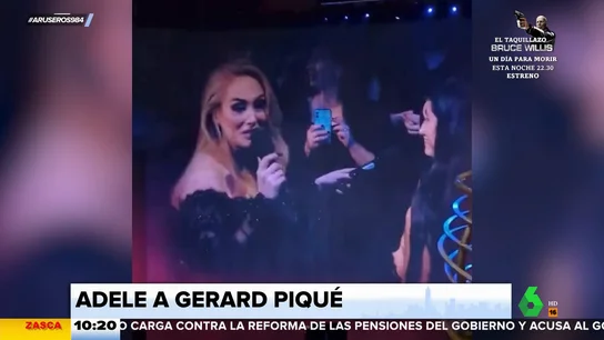 El 'recadito' de Adele a Gerard Piqué tras ver la actuación de Shakira en el show de Jimmy Fallon El 'recadito' de Adele a Gerard Piqué tras ver la actuación de Shakira en el show de Jimmy Fallon