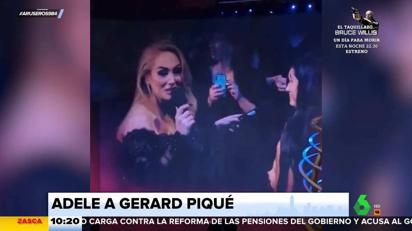El 'recadito' de Adele a Gerard Piqué tras ver la actuación de Shakira en el show de Jimmy Fallon El 'recadito' de Adele a Gerard Piqué tras ver la actuación de Shakira en el show de Jimmy Fallon
