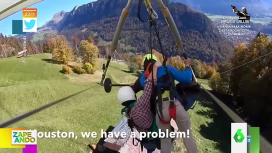 El angustioso vídeo de un hombre volando en ala delta sin enganchar El angustioso vídeo de un hombre volando en ala delta sin enganchar