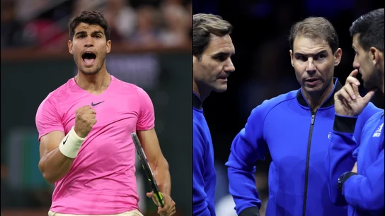 Carlos Alcaraz consigue su victoria 100 y supera la marca de Federer, Nadal y Djokovic a su edad Carlos Alcaraz consigue su victoria 100 y supera la marca de Federer, Nadal y Djokovic a su edad