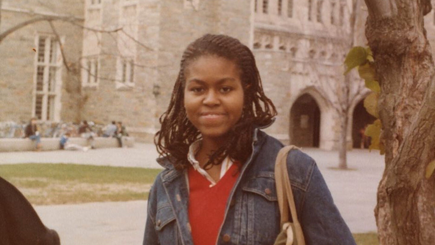 Michelle Obama de adolescente