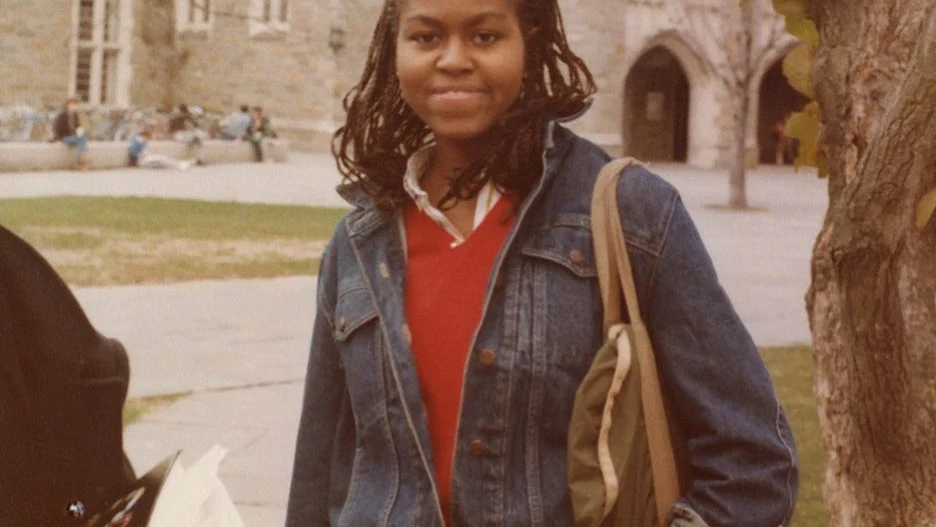 Michelle Obama de adolescente