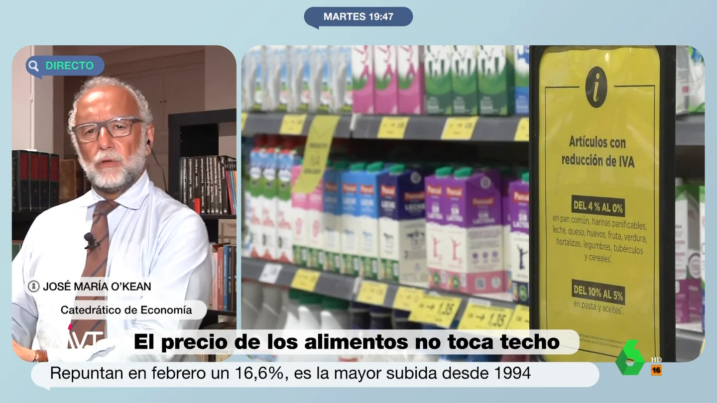 "Gastar la suela de los zapatos" para ahorrar al hacer la compra: el consejo del economista José María O'Kean "Gastar la suela de los zapatos" para ahorrar al hacer la compra: el consejo del economista José María O'Kean