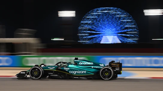 Lance Stroll en el Gran Premio de Bahrein Lance Stroll en el Gran Premio de Bahrein