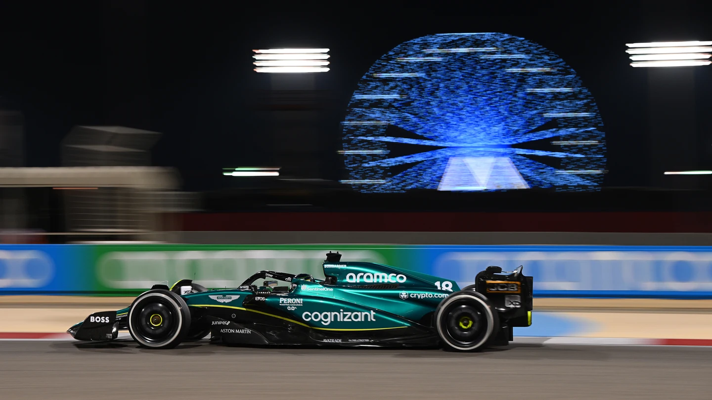 Lance Stroll en el Gran Premio de Bahrein Lance Stroll en el Gran Premio de Bahrein