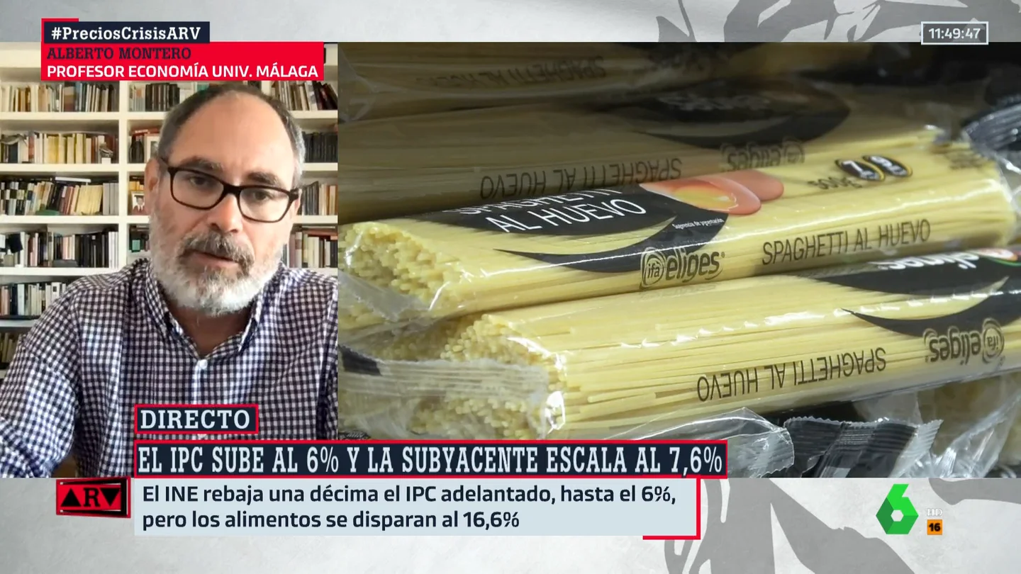 El análisis de Alberto Montero tras los datos del IPC: "Seguimos estando en una situación grave". El análisis de Alberto Montero tras los datos del IPC: "Seguimos estando en una situación grave".