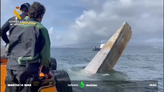 El narcosubmarino hallado en Pontevedra narcosubmarino