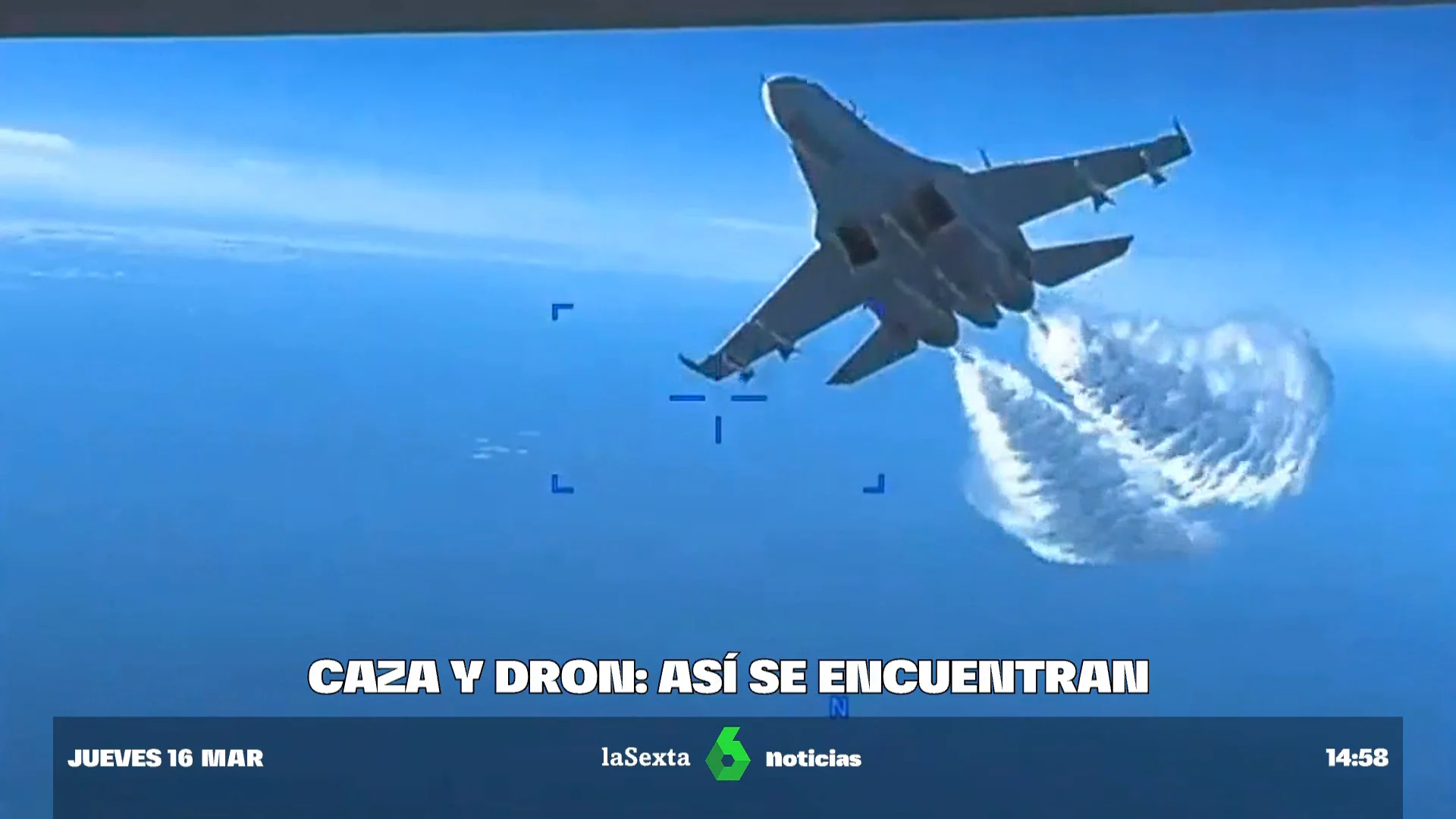 dron y caza