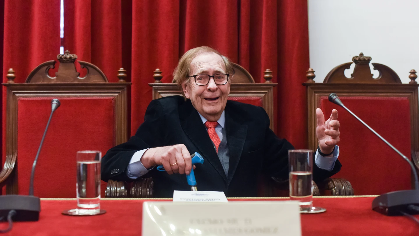 El candidato a la moción de censura de Vox, el economista Ramón Tamames. El candidato a la moción de censura de Vox, el economista Ramón Tamames.