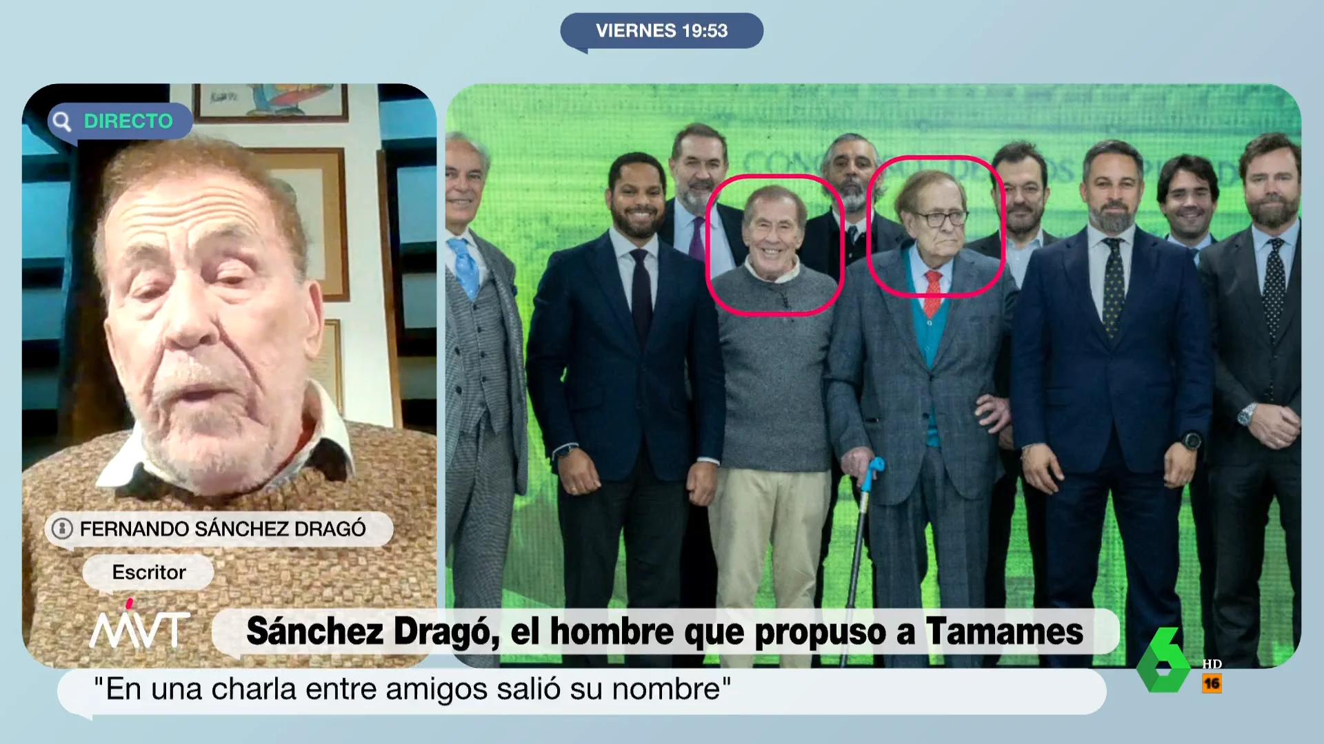 El escritor Fernando Sánchez Dragó