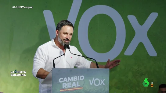 ¿Ayudó El Yunque a Santiago Abascal para alcanzar la presidencia de Vox? Esta es la opinión de los expertos En este vídeo, laSexta Columna recuerda los orígenes de Vox junto a 'Hazte Oír', supuesta asociación tapadera de 'El Yunque' y pregunta a expertos en esta sociedad secreta hasta dónde llega su influencia en el partido de extrema derecha.