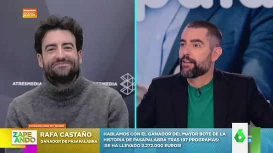 El capricho que se dio Rafa Castaño tras ganar el bote de Pasapalabra que 'alucina' a Dani Mateo El capricho que se dio Rafa Castaño tras ganar el bote de Pasapalabra que 'alucina' a Dani Mateo