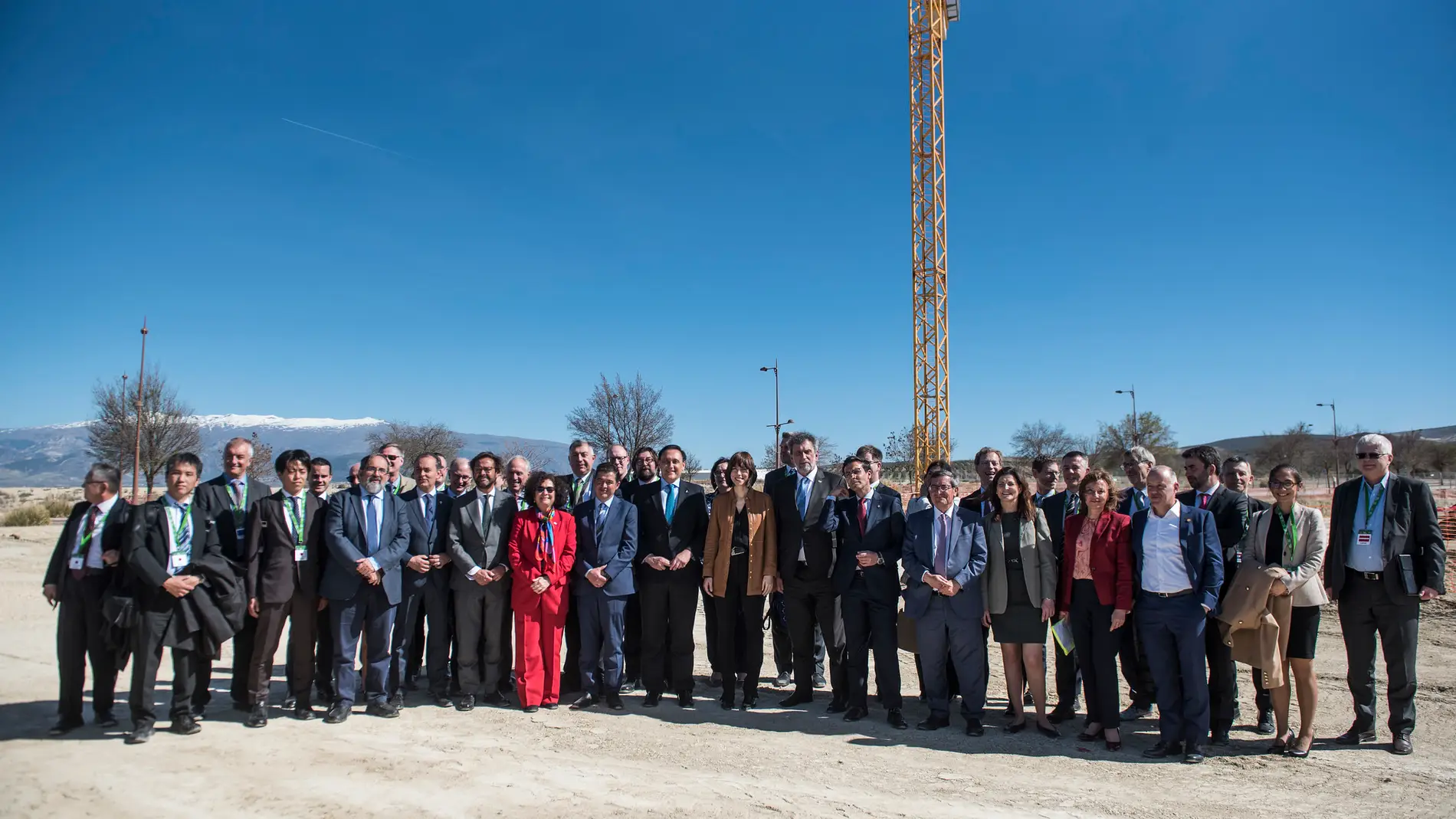 Visita a las obras de la futura instalación IFMIF DONES