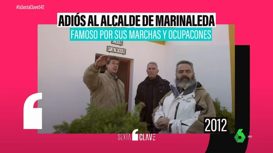 Así es Sánchez Gordillo, el alcalde de Marinaleda desde 1979 que no se presenta a la reelección Así es Sánchez Gordillo, el alcalde de Marinaleda desde 1979 que no se presenta a la reelección
