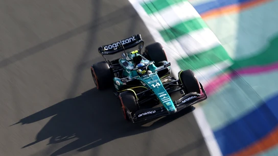 Fernando Alonso, con el Aston Martin en Jeddah Fernando Alonso, con el Aston Martin en Jeddah