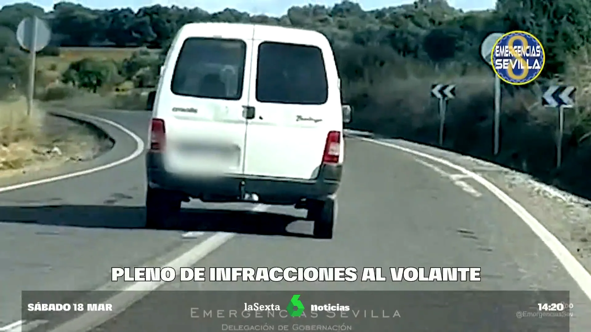 Persecución policial en Sevilla