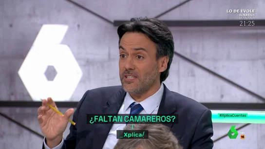 "¿Faltan camareros? Paguen más": la recomendación del economista Luis Garvía a un hostelero "¿Faltan camareros? Paguen más": la recomendación del economista Luis Garvía a un hostelero