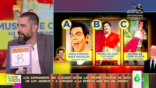 Los inesperados parecidos que encuentran los zapeadores con las figuras de cera de Maradona y Jim Carrey Los inesperados parecidos que encuentran los zapeadores con las figuras de cera de Maradona y Jim Carrey