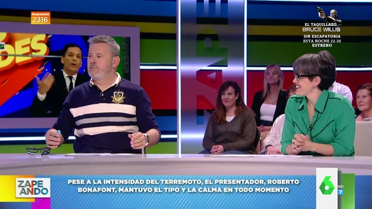 Las anécdotas de Miki Nadal, Quique Peinado, Thais Villas y Dani Mateo con un terremoto Las anécdotas de Miki Nadal, Quique Peinado, Thais Villas y Dani Mateo con un terremoto