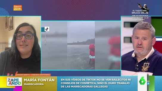 María Fontán, la mariscadora que arrasa en Tik Tok con sus vídeos en el mar: "Valoran más mi trabajo" María Fontán, la mariscadora que arrasa en Tik Tok con sus vídeos en el mar: "Valoran más mi trabajo"