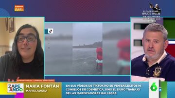 María Fontán, la mariscadora que arrasa en Tik Tok con sus vídeos en el mar: &quot;Valoran más mi trabajo&quot;