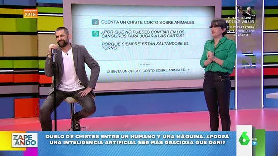 Concurso de chistes entre Dani Mateo y la inteligencia artificial: ¿será más divertido que la GPT-4? Concurso de chistes entre Dani Mateo y la inteligencia artificial: ¿será más divertido que la GPT-4?